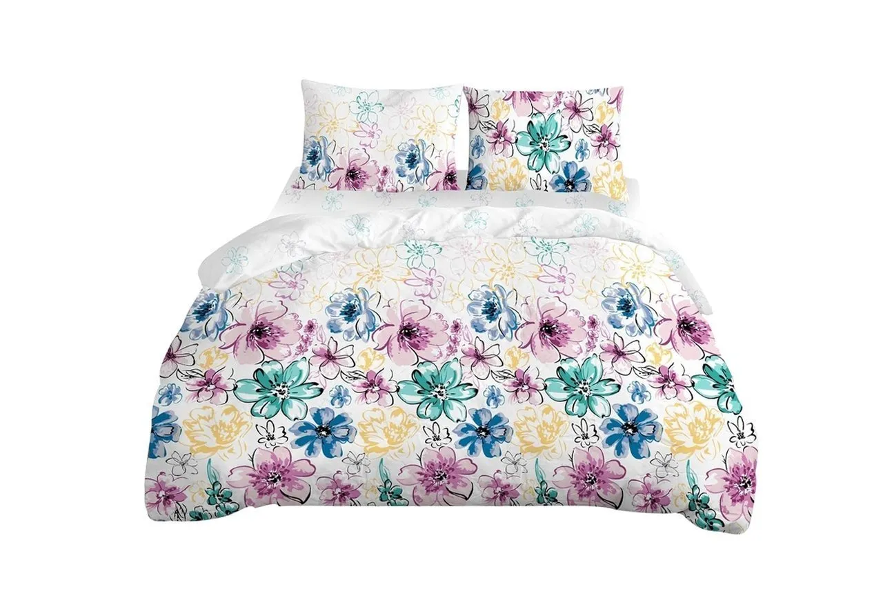l-lenjerie-de-pat-dubla-flowers-bedora-4-piese-200x220-bumbac-ranforce-multicolor-1.webp